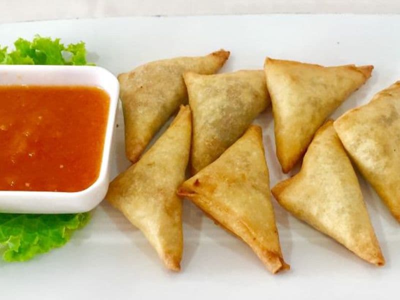 Samosas Filled with Vegetables