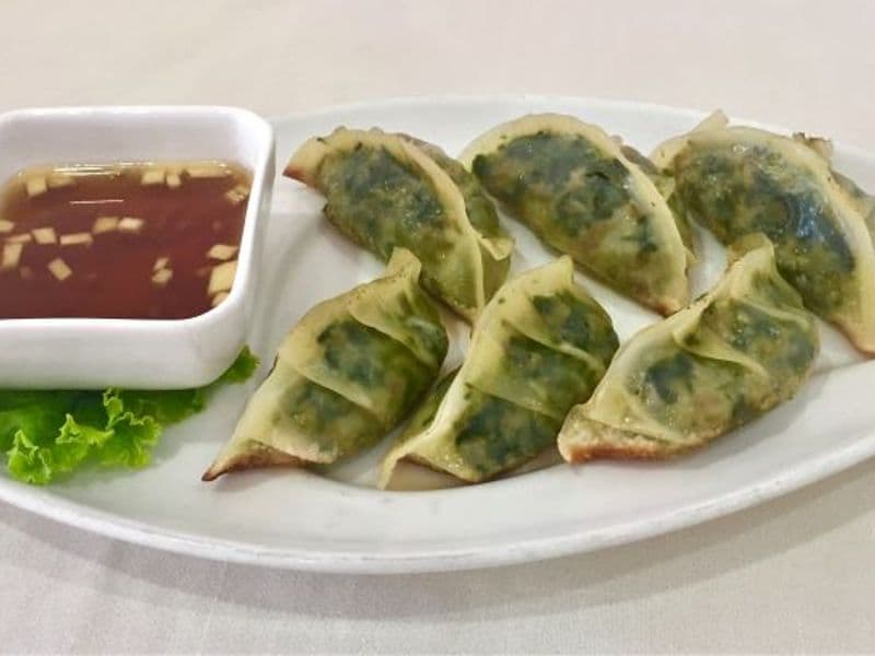 Gyoza Shittake Spinach
