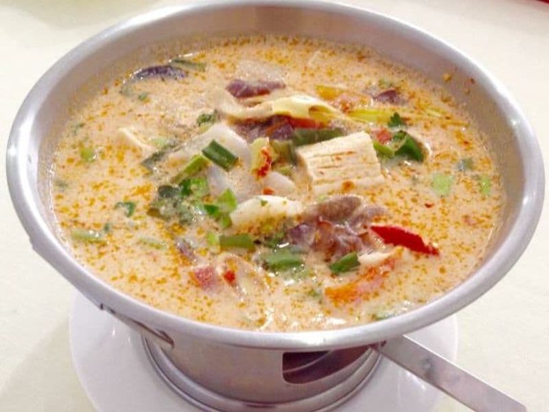 Tom Yam Konjac Seafood Hot Pot