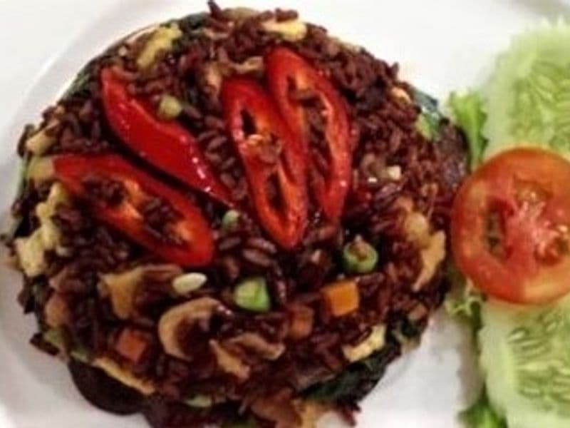 Fried Red Rice