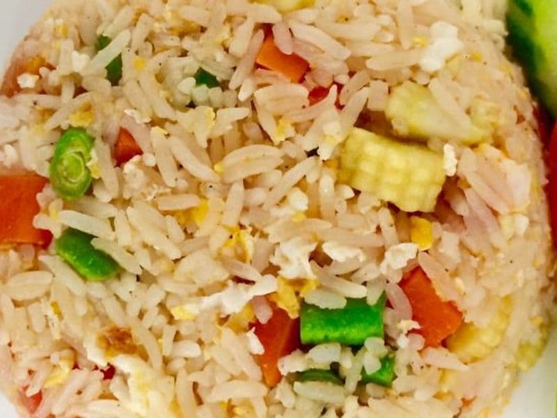 Fried White Rice with Eggs