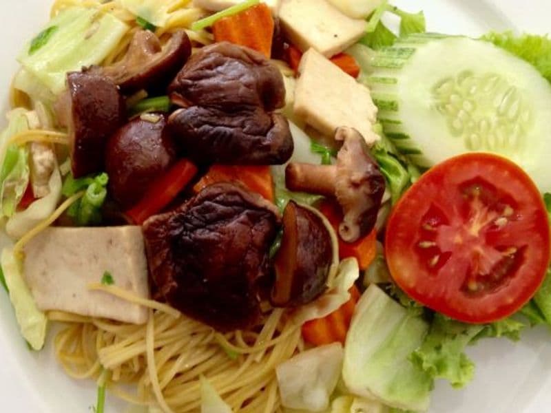 Shiitake Stir Fried Noodles