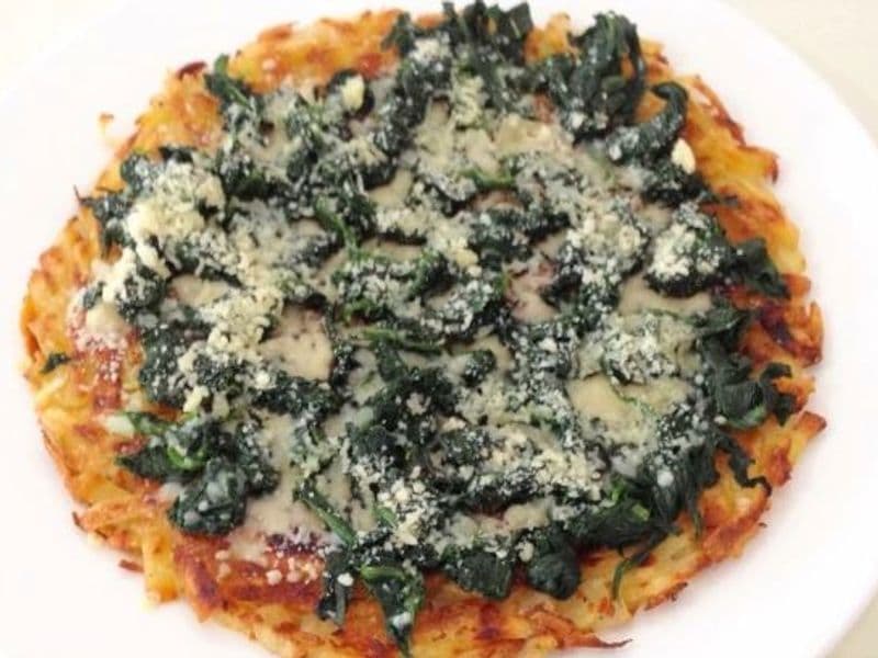 Swiss Rösti with Spinach