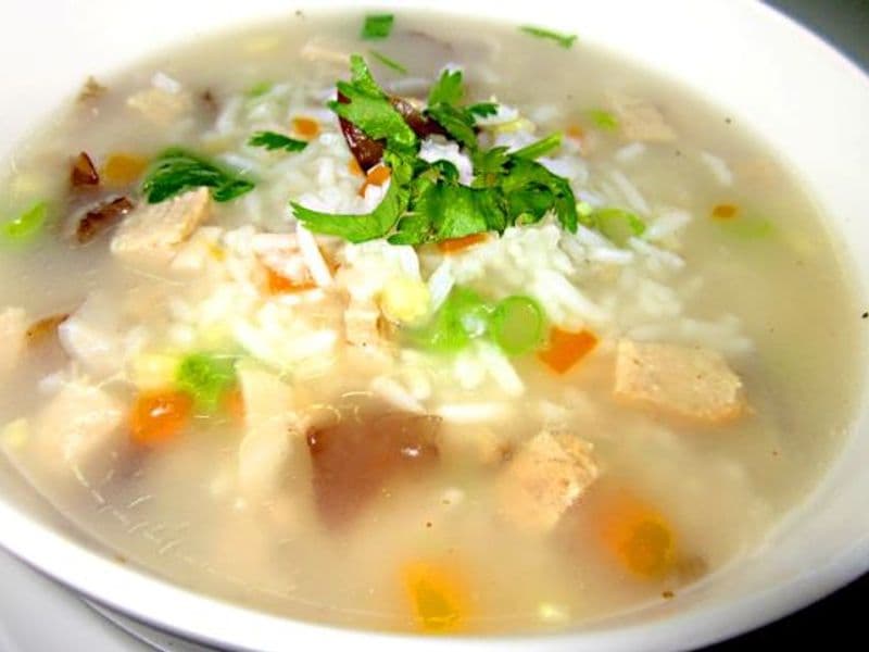 Thai Style Rice Soup
